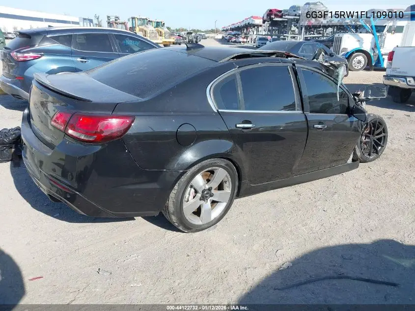 2015 Chevrolet Ss VIN: 6G3F15RW1FL109010 Lot: 44122732