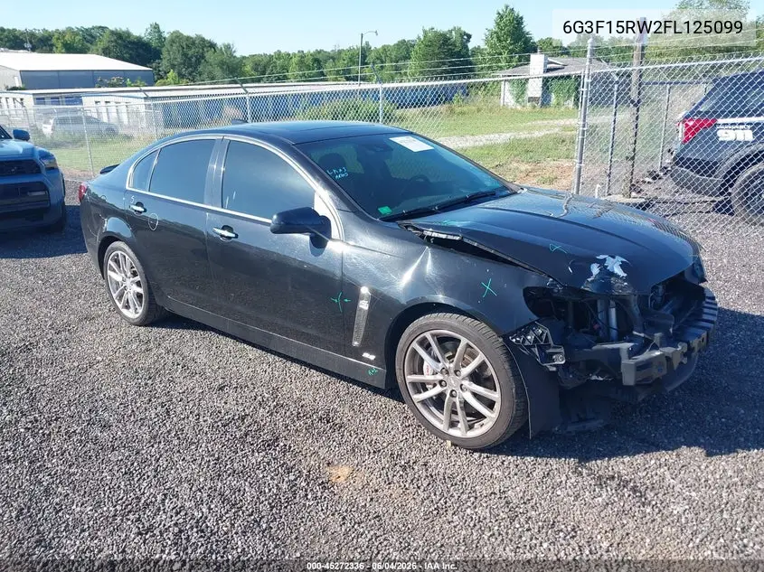 2015 Chevrolet Ss VIN: 6G3F15RW2FL125099 Lot: 45272336