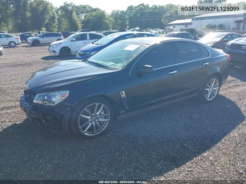 2015 Chevrolet Ss VIN: 6G3F15RW2FL125099 Lot: 45272336