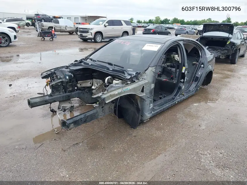 2017 Chevrolet Ss VIN: 6G3F15RW8HL300796 Lot: 45006701