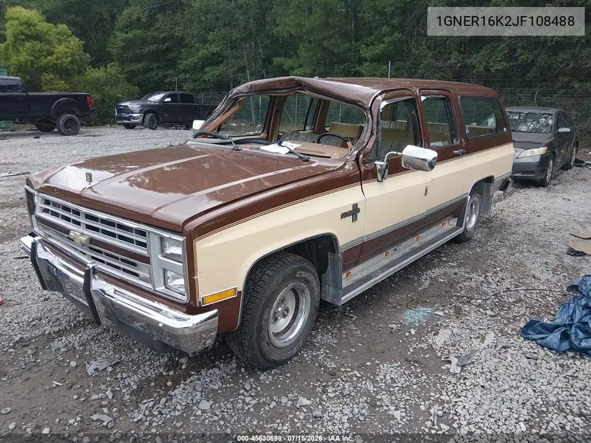 1988 Chevrolet Suburban R1 VIN: 1GNER16K2JF108488 Lot: 45630698