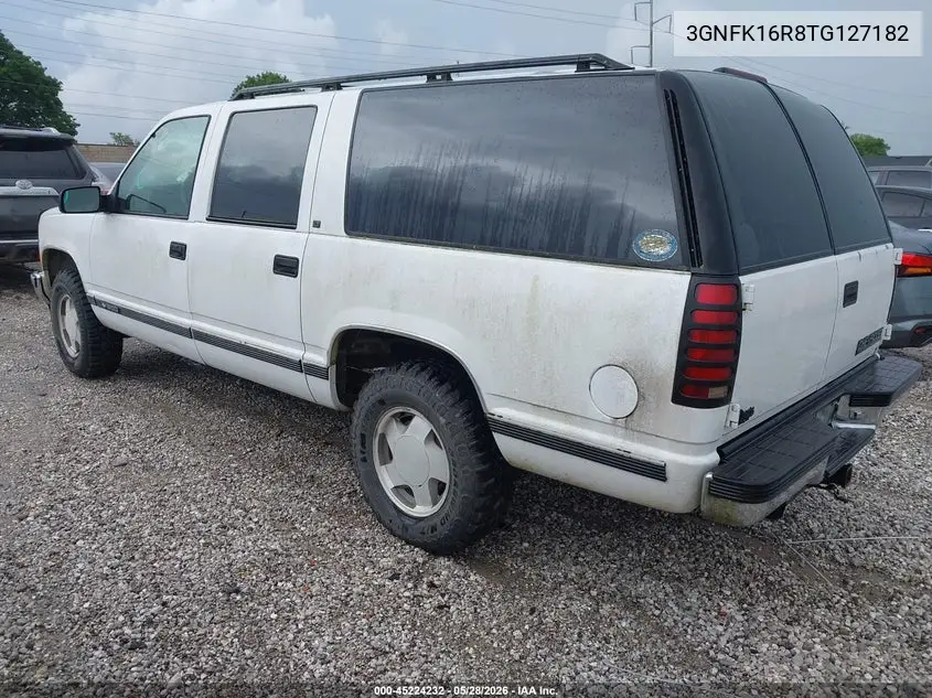 1996 Chevrolet Suburban K1500 VIN: 3GNFK16R8TG127182 Lot: 45224232