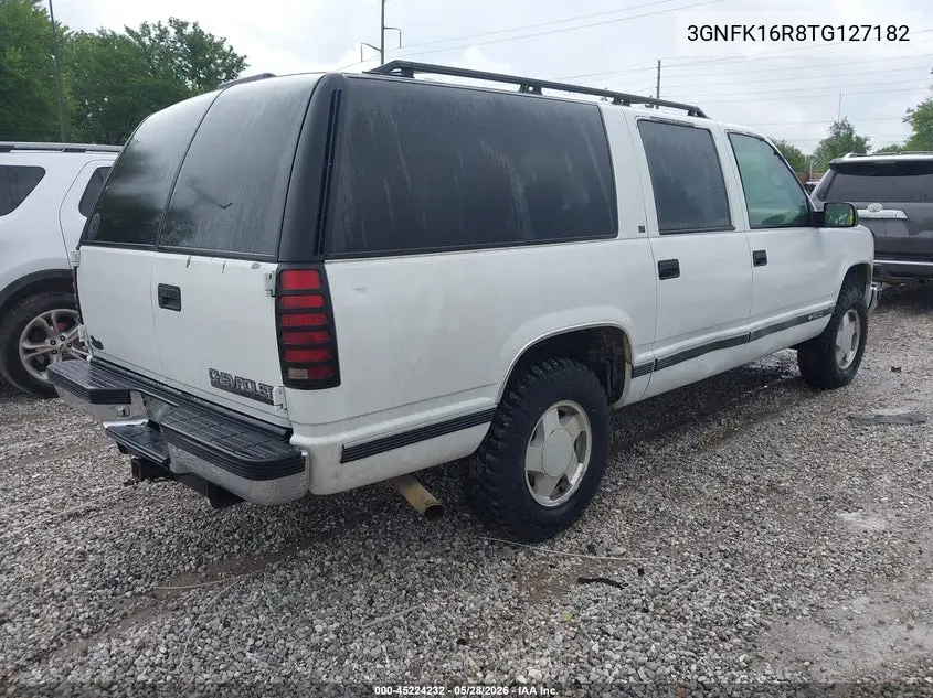 1996 Chevrolet Suburban K1500 VIN: 3GNFK16R8TG127182 Lot: 45224232