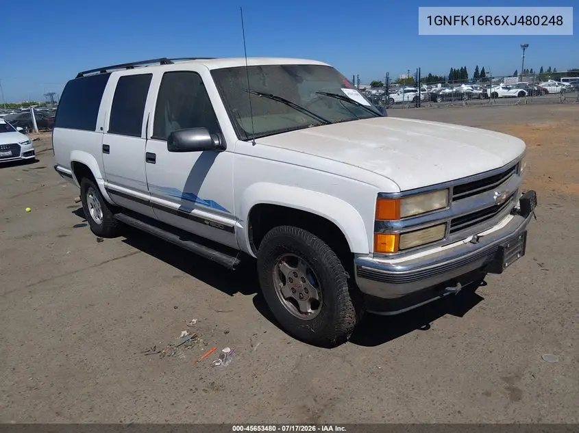 1999 Chevrolet Suburban K1500 VIN: 1GNFK16R6XJ480248 Lot: 45653480