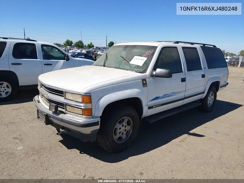 1999 Chevrolet Suburban K1500 VIN: 1GNFK16R6XJ480248 Lot: 45653480