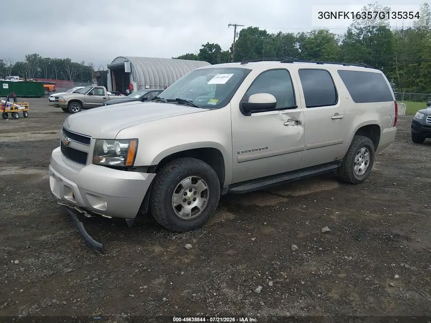 2007 Chevrolet Suburban Lt VIN: 3GNFK16357G135354 Lot: 45638844