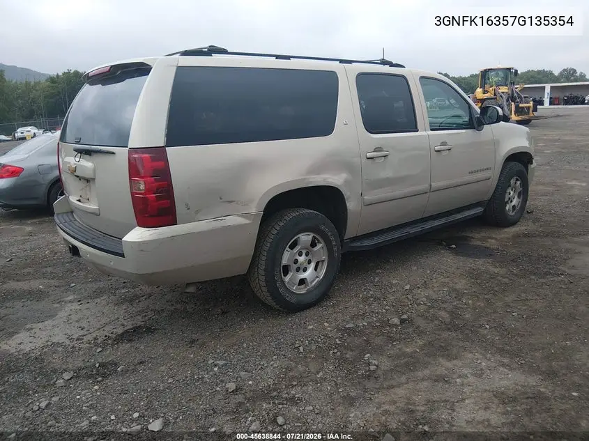 2007 Chevrolet Suburban Lt VIN: 3GNFK16357G135354 Lot: 45638844