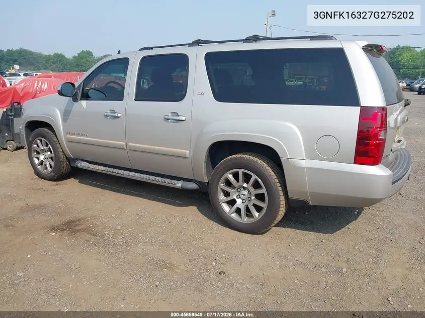 2007 Chevrolet Suburban Lt VIN: 3GNFK16327G275202 Lot: 45659549