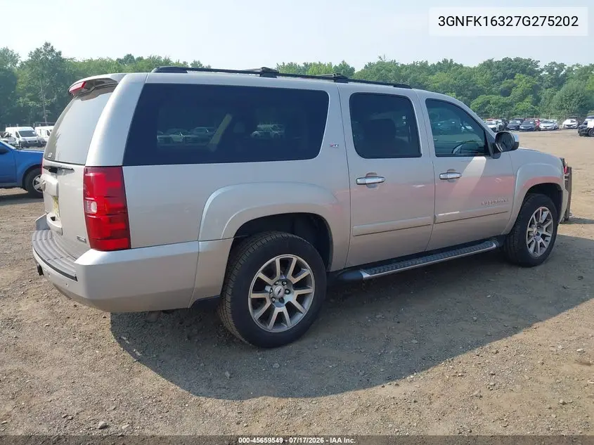2007 Chevrolet Suburban Lt VIN: 3GNFK16327G275202 Lot: 45659549