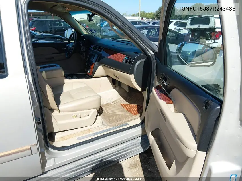 2007 Chevrolet Suburban Ltz VIN: 1GNFC16J37R243435 Lot: 45683715