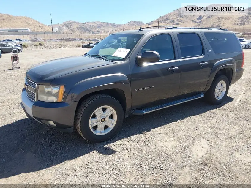 2011 Chevrolet Suburban Lt VIN: 1GNSKJE35BR101083 Lot: 45665614