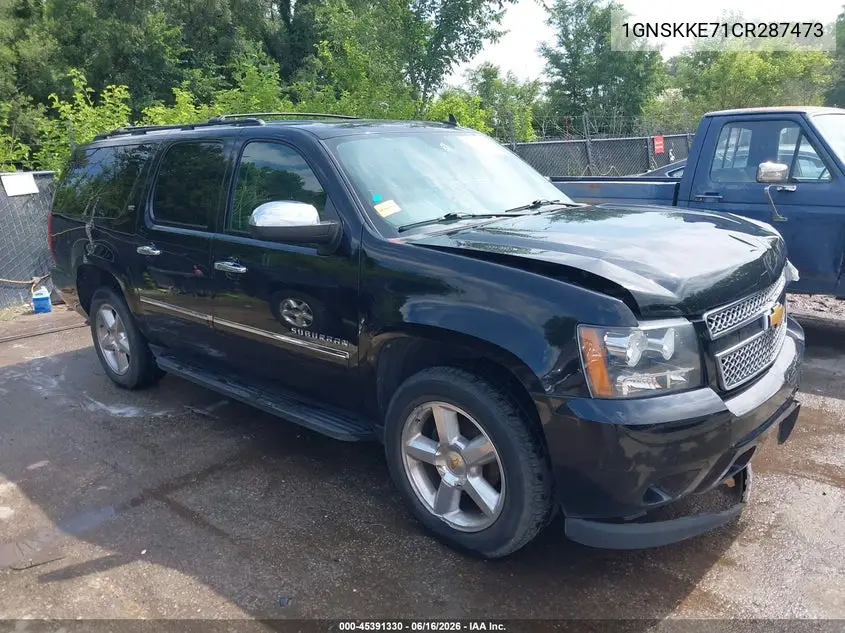 2012 Chevrolet Suburban Ltz VIN: 1GNSKKE71CR287473 Lot: 45391330