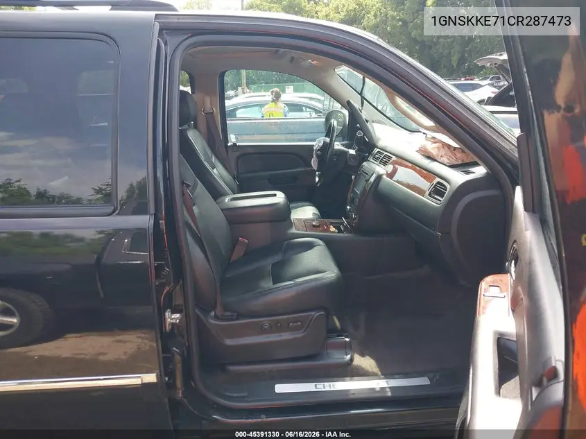 2012 Chevrolet Suburban Ltz VIN: 1GNSKKE71CR287473 Lot: 45391330