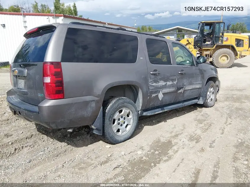 2012 Chevrolet Suburban Lt VIN: 1GNSKJE74CR157293 Lot: 45562095