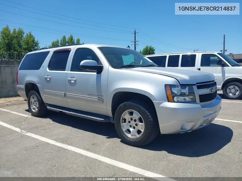 2012 Chevrolet Suburban Lt VIN: 1GNSKJE78CR214837 Lot: 45604069