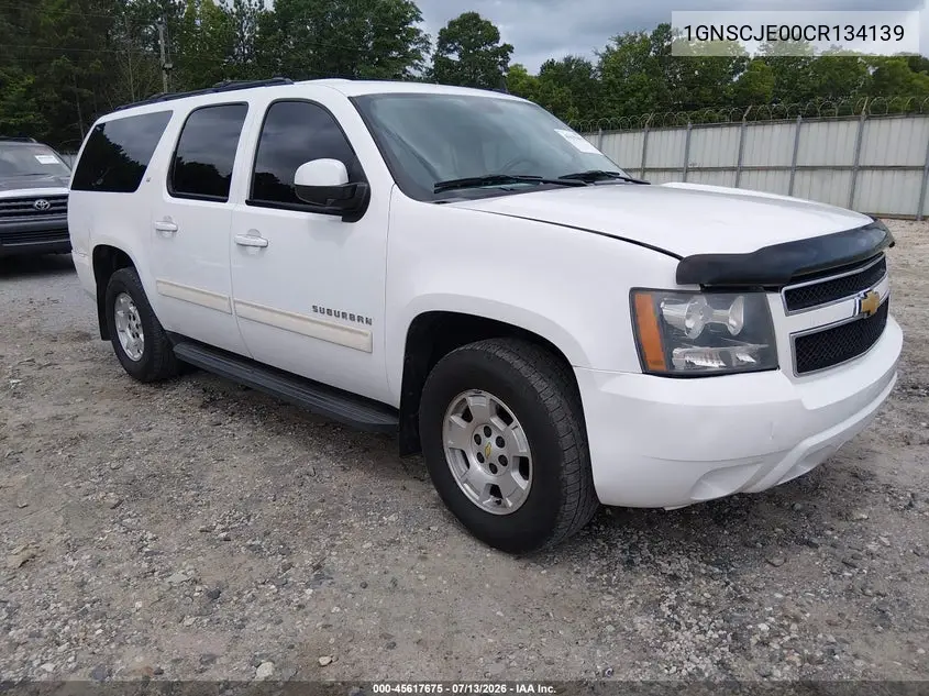 2012 Chevrolet Suburban Lt VIN: 1GNSCJE00CR134139 Lot: 45617675