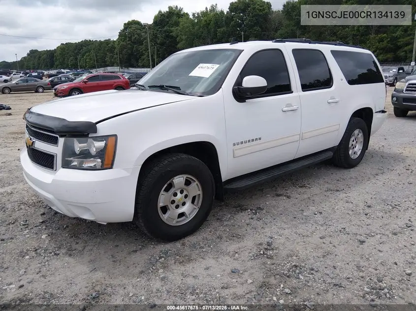 2012 Chevrolet Suburban Lt VIN: 1GNSCJE00CR134139 Lot: 45617675