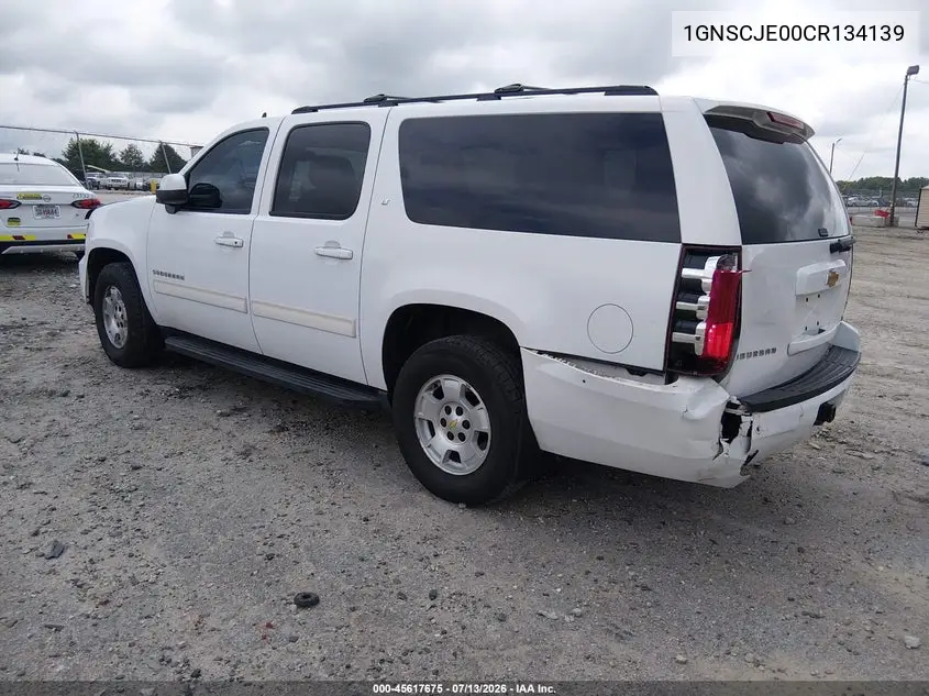 2012 Chevrolet Suburban Lt VIN: 1GNSCJE00CR134139 Lot: 45617675