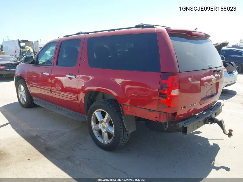 2014 Chevrolet Suburban Lt VIN: 1GNSCJE09ER158023 Lot: 45670074