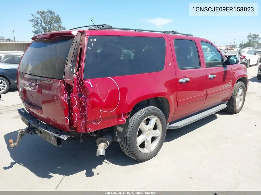 2014 Chevrolet Suburban Lt VIN: 1GNSCJE09ER158023 Lot: 45670074