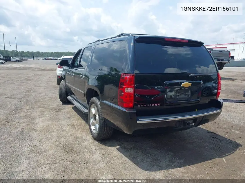 2014 Chevrolet Suburban Ltz VIN: 1GNSKKE72ER166101 Lot: 45689838