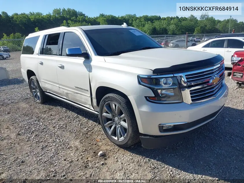 2015 Chevrolet Suburban Ltz VIN: 1GNSKKKCXFR684914 Lot: 45388019