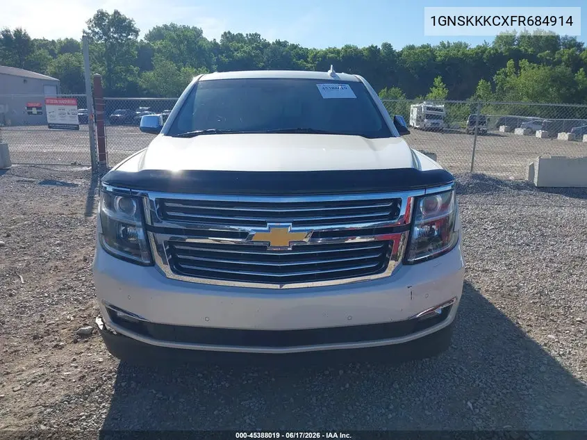2015 Chevrolet Suburban Ltz VIN: 1GNSKKKCXFR684914 Lot: 45388019