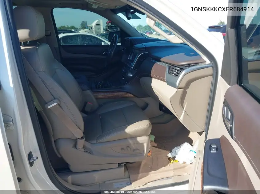 2015 Chevrolet Suburban Ltz VIN: 1GNSKKKCXFR684914 Lot: 45388019
