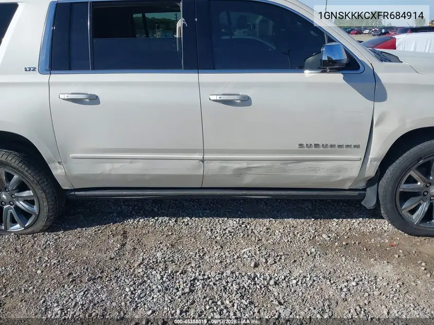 2015 Chevrolet Suburban Ltz VIN: 1GNSKKKCXFR684914 Lot: 45388019