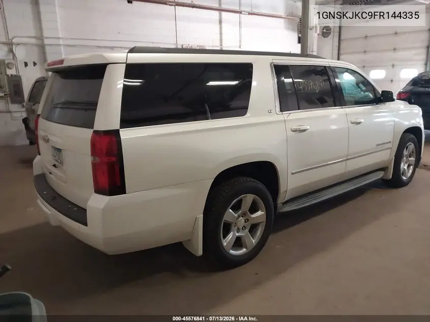 2015 Chevrolet Suburban Lt VIN: 1GNSKJKC9FR144335 Lot: 45576841