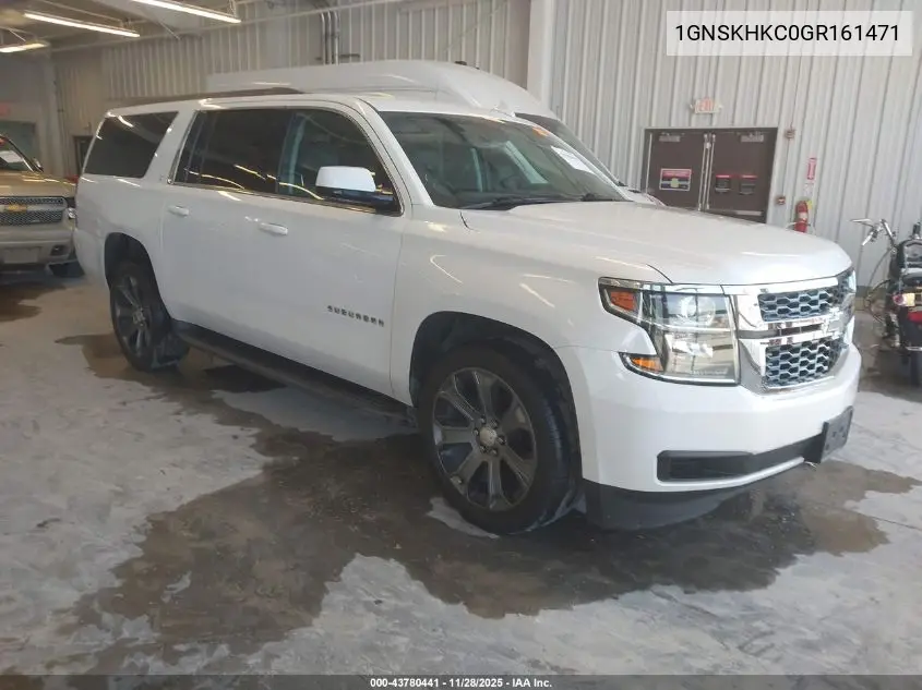 1GNSKHKC0GR161471 2016 Chevrolet Suburban Lt