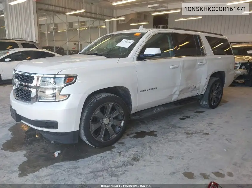 1GNSKHKC0GR161471 2016 Chevrolet Suburban Lt
