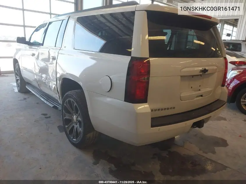 1GNSKHKC0GR161471 2016 Chevrolet Suburban Lt