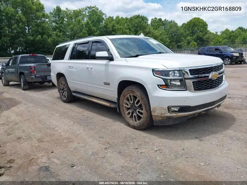 2016 Chevrolet Suburban Lt VIN: 1GNSKHKC2GR168809 Lot: 45376224
