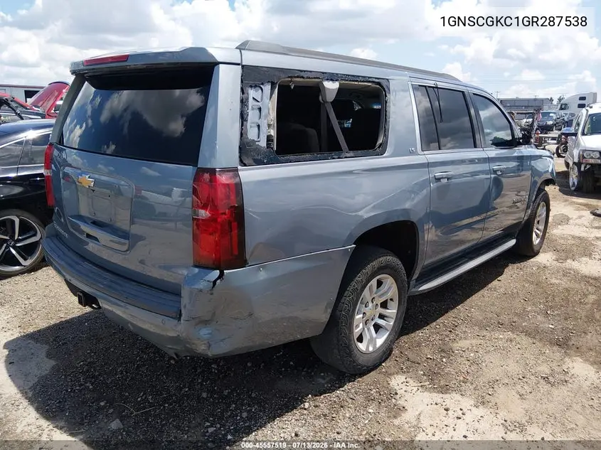 2016 Chevrolet Suburban Ls VIN: 1GNSCGKC1GR287538 Lot: 45557519