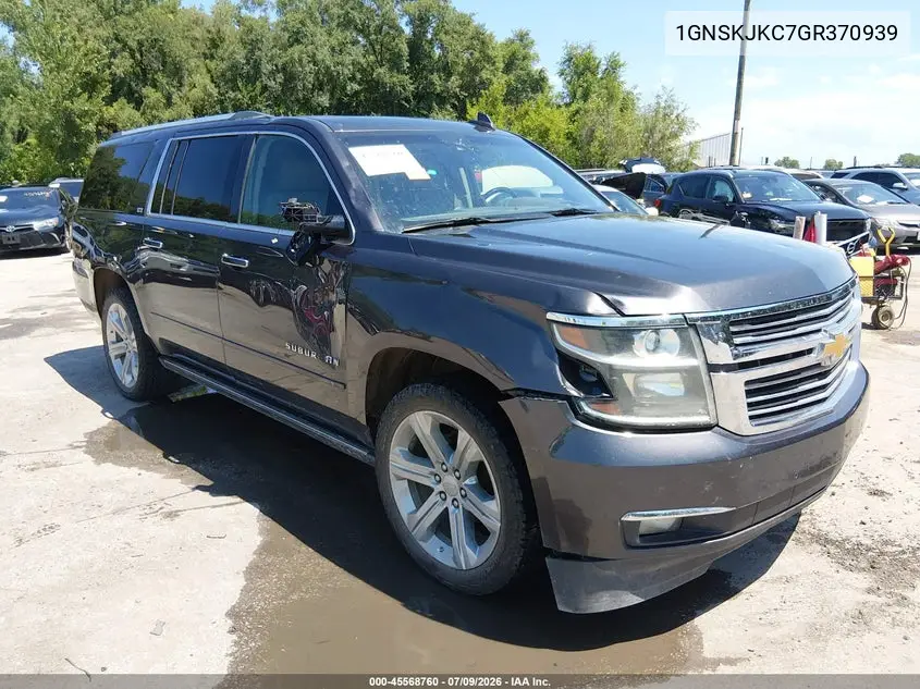 2016 Chevrolet Suburban Ltz VIN: 1GNSKJKC7GR370939 Lot: 45568760