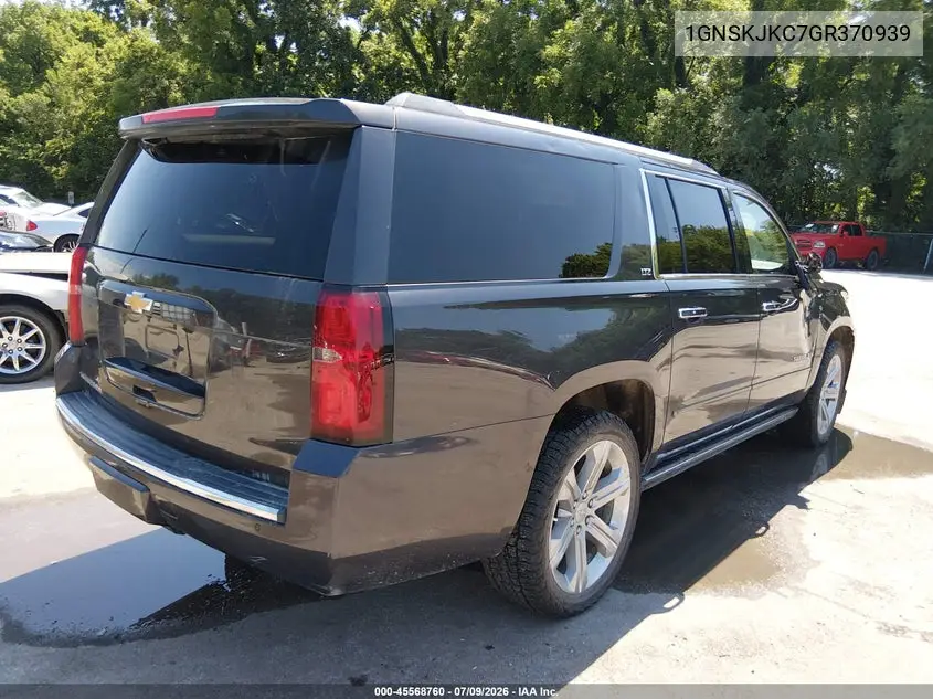 2016 Chevrolet Suburban Ltz VIN: 1GNSKJKC7GR370939 Lot: 45568760