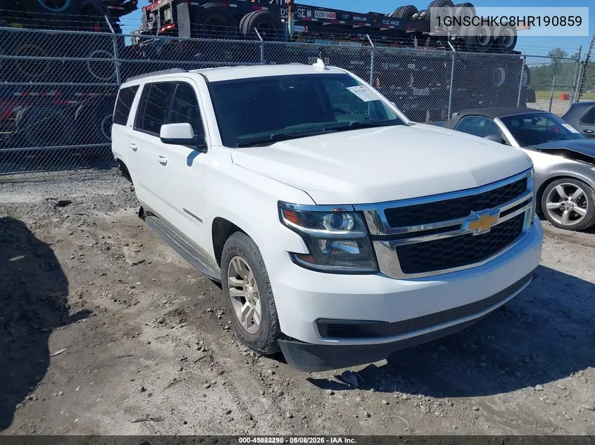 1GNSCHKC8HR190859 2017 Chevrolet Suburban Lt