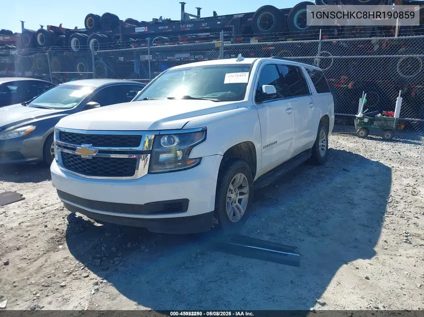 1GNSCHKC8HR190859 2017 Chevrolet Suburban Lt