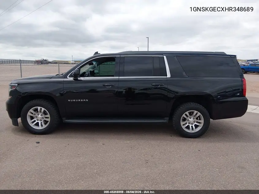 2017 Chevrolet Suburban Ls VIN: 1GNSKGECXHR348689 Lot: 45313359