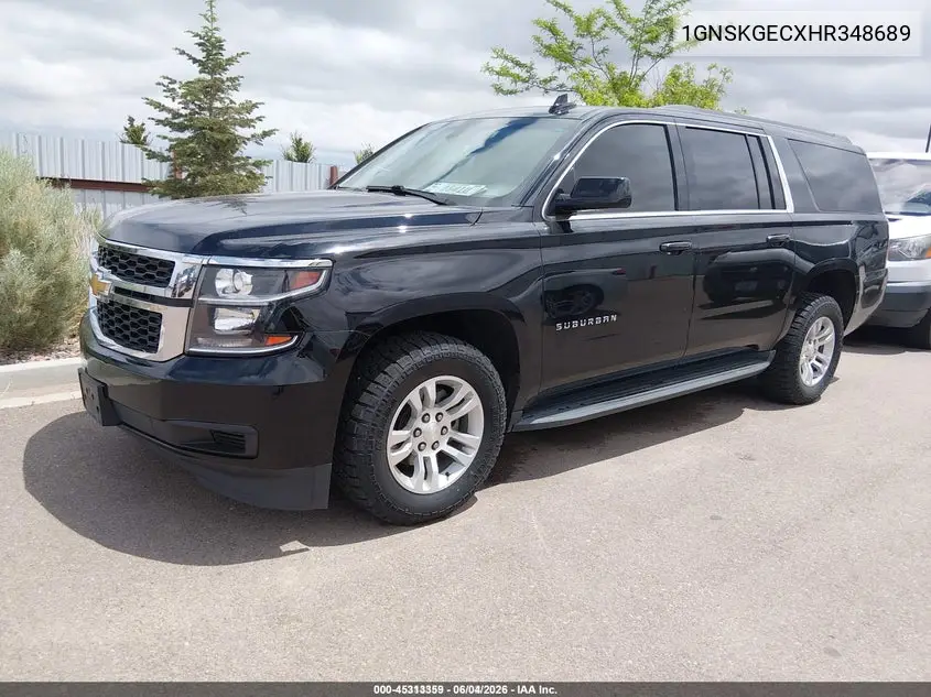 2017 Chevrolet Suburban Ls VIN: 1GNSKGECXHR348689 Lot: 45313359