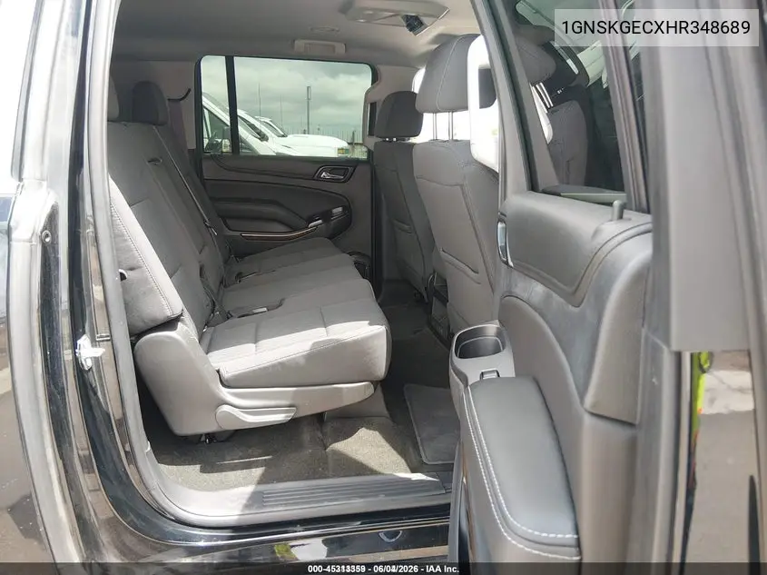 2017 Chevrolet Suburban Ls VIN: 1GNSKGECXHR348689 Lot: 45313359