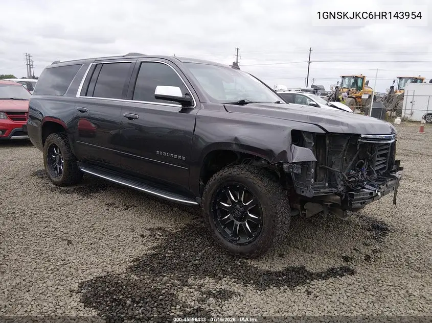2017 Chevrolet Suburban Premier VIN: 1GNSKJKC6HR143954 Lot: 45596433