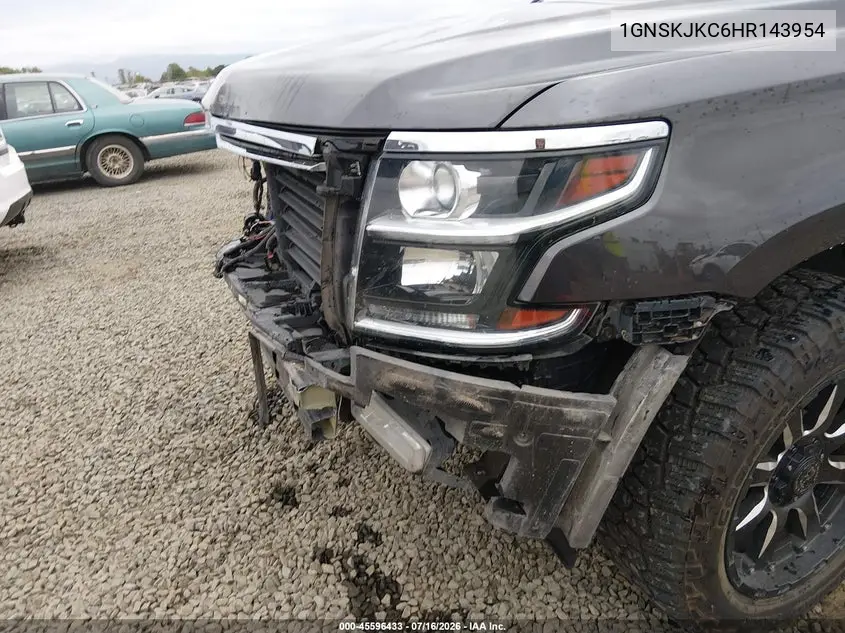 2017 Chevrolet Suburban Premier VIN: 1GNSKJKC6HR143954 Lot: 45596433
