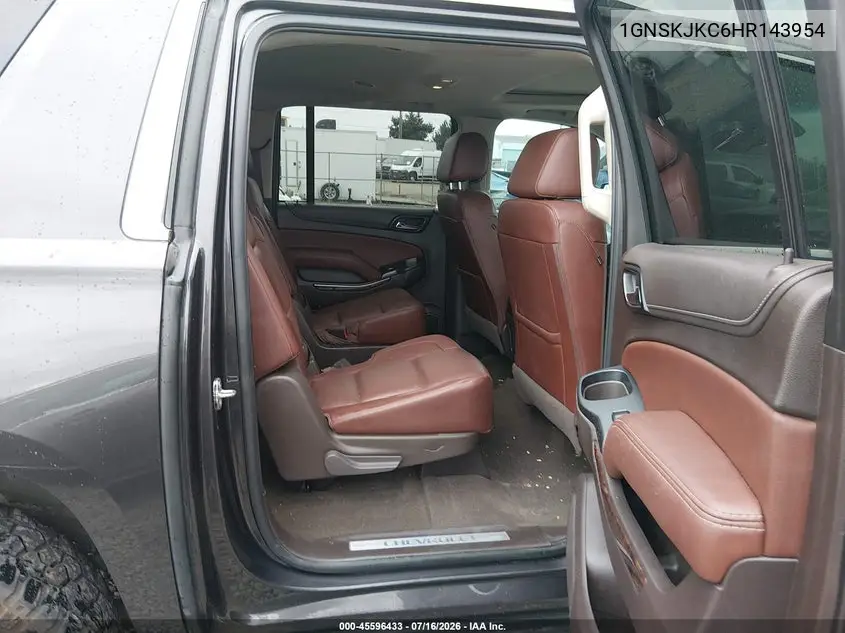 2017 Chevrolet Suburban Premier VIN: 1GNSKJKC6HR143954 Lot: 45596433