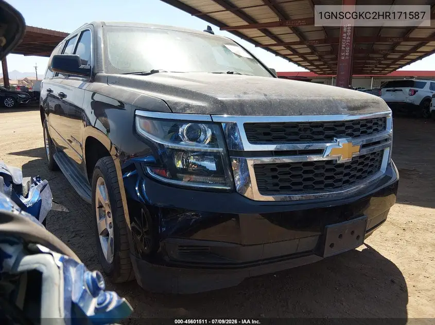 2017 Chevrolet Suburban Ls VIN: 1GNSCGKC2HR171587 Lot: 45601511