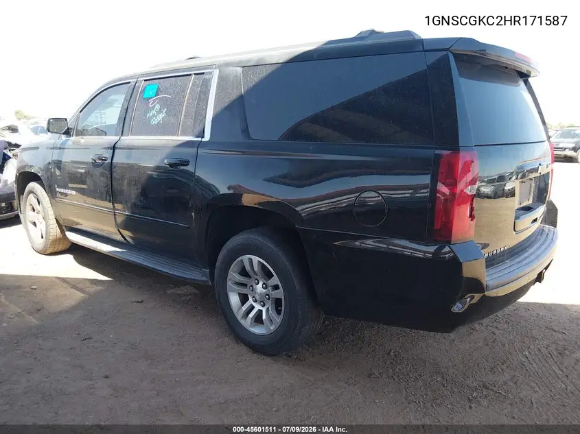 2017 Chevrolet Suburban Ls VIN: 1GNSCGKC2HR171587 Lot: 45601511