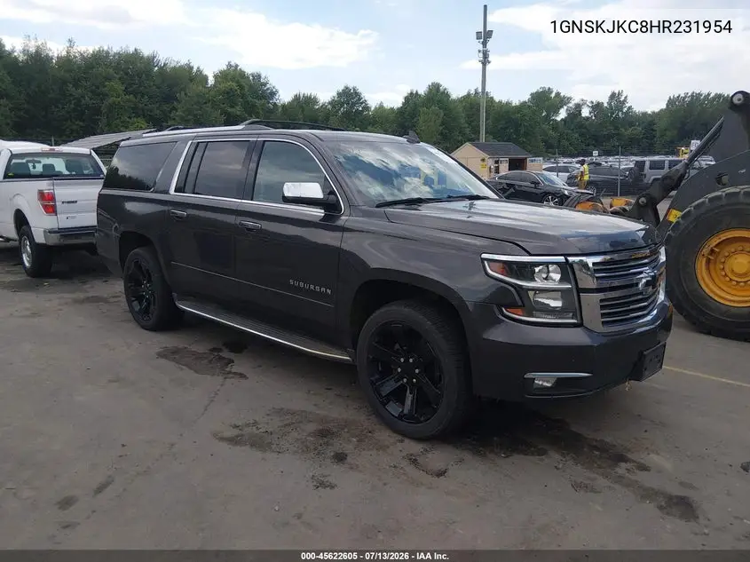 2017 Chevrolet Suburban Premier VIN: 1GNSKJKC8HR231954 Lot: 45622605