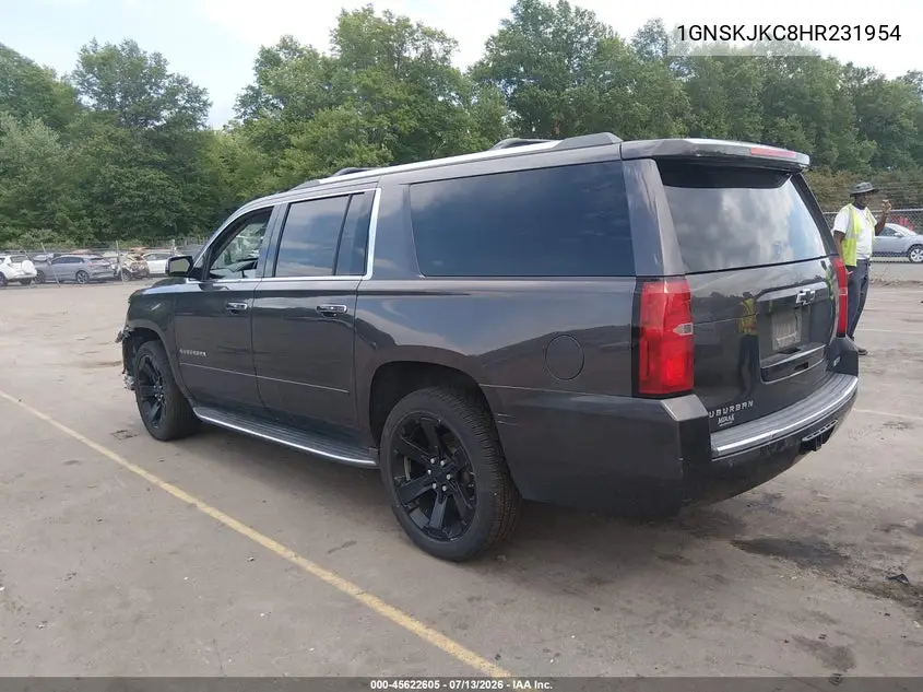 2017 Chevrolet Suburban Premier VIN: 1GNSKJKC8HR231954 Lot: 45622605