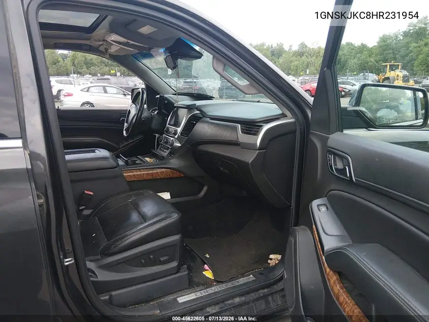 2017 Chevrolet Suburban Premier VIN: 1GNSKJKC8HR231954 Lot: 45622605
